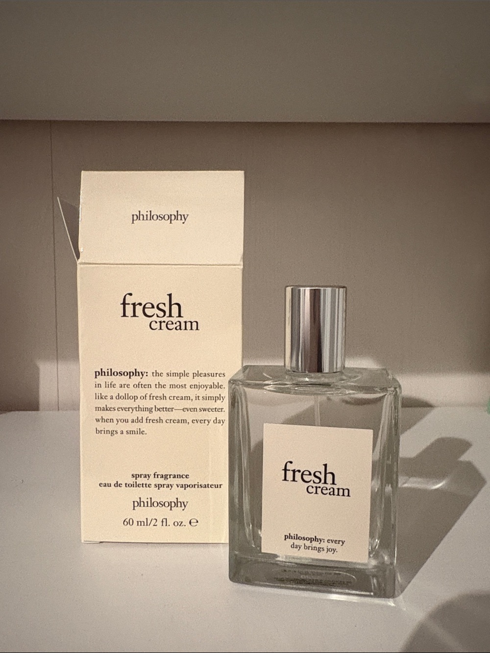 Basically brand new philosophy fresh cream size 60